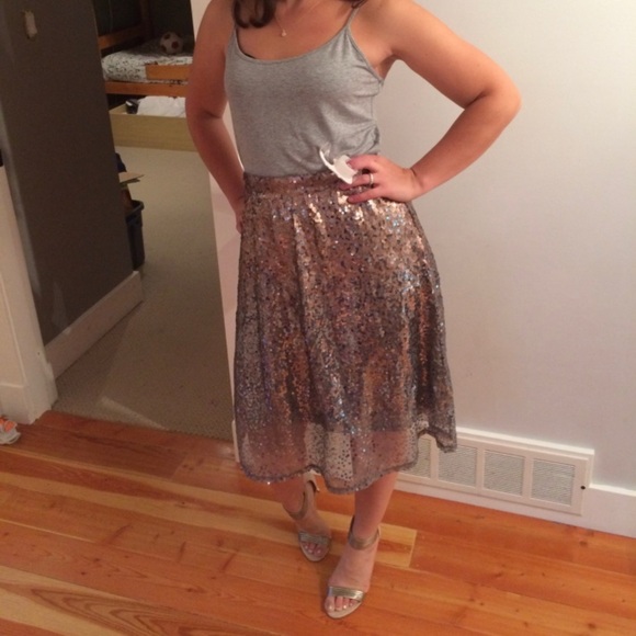 Ombré Sequin Skirt - Picture 7 of 7